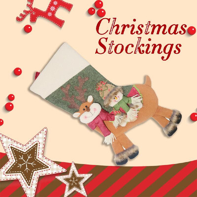 

Christmas New Style Creative Christmas Candy Bag Christmas Socks Gift Bag Christmas Tree Pendant Christmas Decoration For Christm