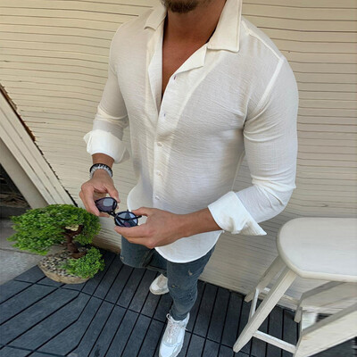 

Toponeto Mens Driver Cross Color Lapel Long Sleeve Fashion Casual Shirt Top Blouse