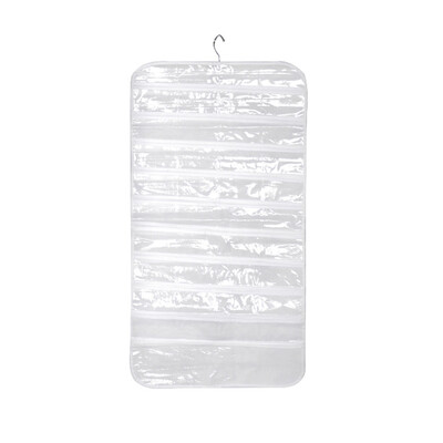

〖Follure〗Jewelry Storage Bag 80 Pockets Jewelry Hanging Bag Display Bag Non-woven Fabric
