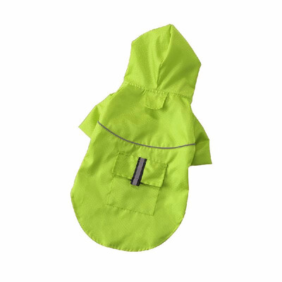 

Summer Outdoor Puppy Pet Rain Coat with Reflective Stripe & Pockets Hoody Waterproof Jackets Raincoat for Dogs Cats Apparel Clothe