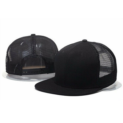 

SUNSIOM Adjustable Snapback Trucker Baseball Cap Hat Men Unisex Mesh Visor Flat Hat