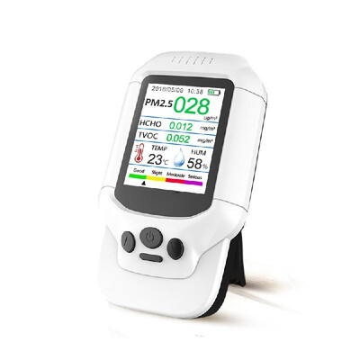 

Multifunctional Professional HCHO TVOC PM25 PM10 PM10 Detector Thermometer&Hygrometer Air Quality Analyzer