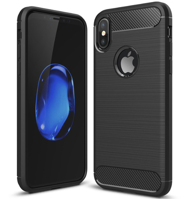 

Applicable Apple iPhoneX Mobile Shell iPhone  Cover Carbon Fiber Brushed Drop Shell