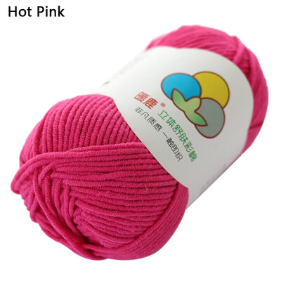 

Gobestart Hand-Woven 5 Strands of Milk Cotton Warm Soft Scarf Sweater Wool Thread