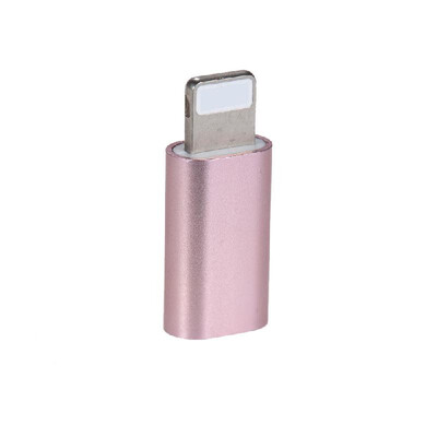 

Aluminum Alloy Android Micro USB Female to Lightning Male Sync Data Converter Charging Adapter for iPhone 8 Plus iPad mini Air Dat