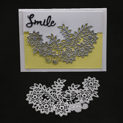 

Toponeto New Flower Heart Metal Cutting Dies Stencils DIY Scrapbooking Album Paper Card