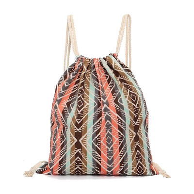 

Fashion Ethnic style Vintage canvas Backpack