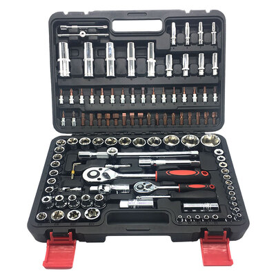 

Fuxing FX323 108 sets of auto repair tools set 12563mm series ratchet wrench socket set set of auto maintenance mechanic tools set with car kit
