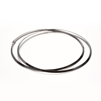 

Iron Necklace Makings Gunmetal 133x4mm