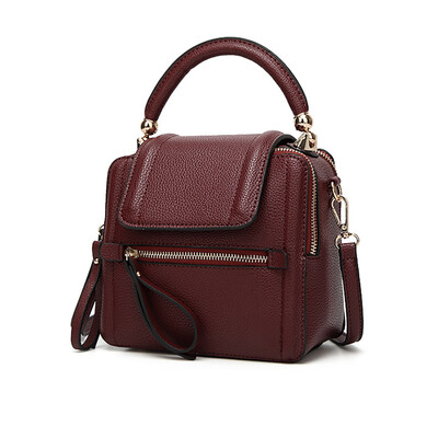 

Tailored Women Lychee Pattern Small Square Bag Wild Casual Messenger Handbag Shoulder Bag