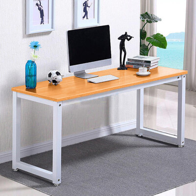 

Wood Computer Desk PC Laptop Table Workstation Study Home Office Furniture 43"