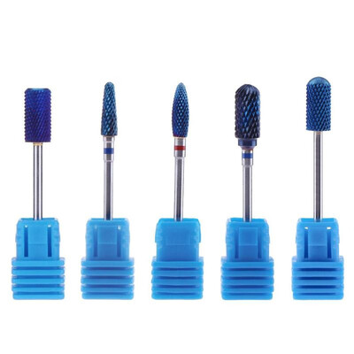 

5pcs Alloy Tungsten Bits for Manicure Electric Nail Drill Accessories Tool