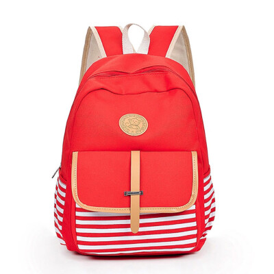 

Tailored Women Girls Canvas Preppy Shoulder Bookbags School Travel Backpack Bag