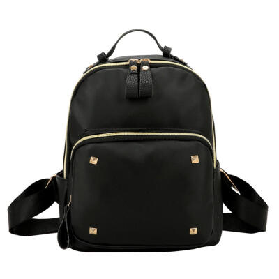 

New Autumn Korean Casual Rivet Backpack Fashion All-Match for Teenage Girls