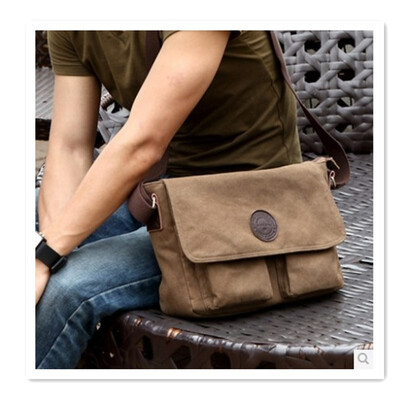

Fashion multi-function high quality mens canvas bag leisure travel bag mens Messenger bag shoulder bag