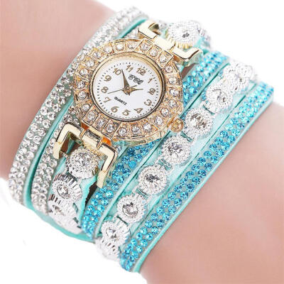 

Watch 2018 Woman Watches Chimes Diamond Leather Bracelet Lady Womans Wrist Watch Gift Dropship Relogio feminino F