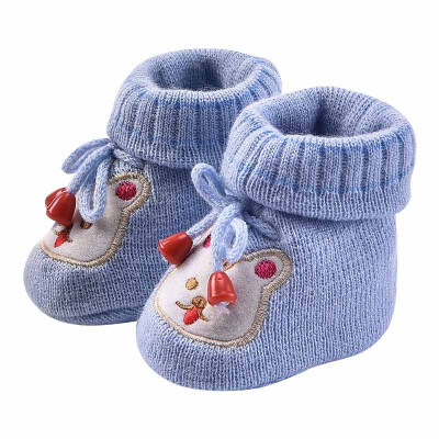 

Toddler Baby First Walker Cute Animals Anti-Slip High Ankle Baby Shoes High Quality Comfortable for Boys&Girls Autumn&Winter