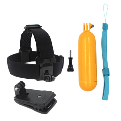 

3 in 1 For Gopro Accessories Head Strap Floaty Bobber 360-degree