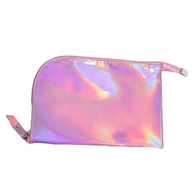 

Hologram Holographic Pencil Bag Zipper Pouch Handbag Makeup Laser Bag Storage