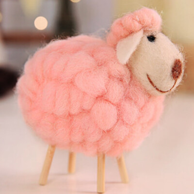 

Aohua 2019 1012cm Creative Wool Felt Cute Sheep Gift Christmas Ornament Decoration Handmade Home Photography Props Crafts-in
