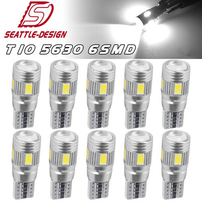 

10X Canbus Error Free White T10 5630 LED Projector Lens Light Bulbs W5W 194 168