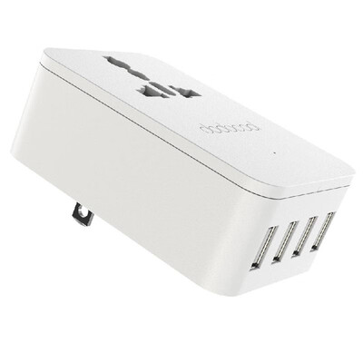 

dodocool 20W 4A Smart 4 USB Charging Port Portable Multi-function Travel Power Adapter Wall Charger with Universal AC Outlet
