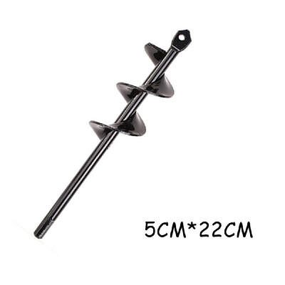 

Spiral Drill Bit Earth Auger Flower Bulb Auger Ground Hole Digger Drilling Yard Planting Weeding Bedding Tool