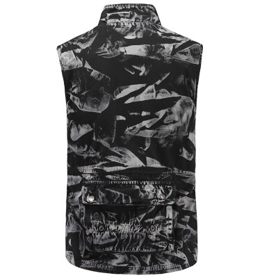 

New outdoor mens climbing waistcoat original mens clothing camouflage pure cotton vest