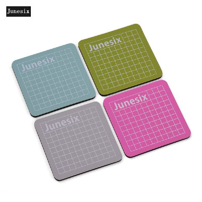 

Junesix 6 6cm Mini Self Healing Cutting Mat Double Sided with Grid Design Non-slip PVC Cutting Board for Arts & Crafts Projects