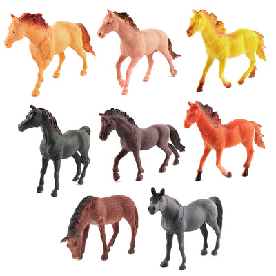 

8pcs Forest Wild Life Lifelike Figure Toy Set Silicone Educational Creatures Model Kit Holiday Gift