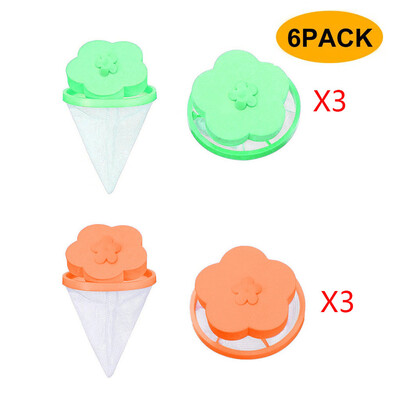 

Gobestart Home Floating Lint Hair Catcher Mesh Pouch Washing Machine Laundry Filter Bag