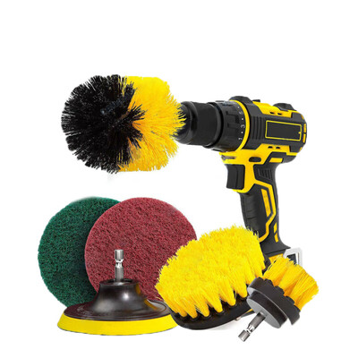 

6PcsSet Drill Brush Attachment All Purpose Power Scrubber Cleaning Kit Tools