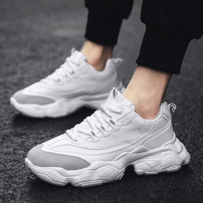 

2019 trend mens shoes summer new students sports&leisure increase thick-soled tide shoes mens fashion retro old shoes