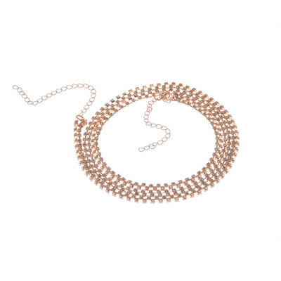

Womens Body Belly Waist Diamond Chain Bikini Beach Harness Necklace