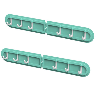 

Toponeto Corner Hanger Creative Corner Hook Folding 6 Row Hooks Kitchen Bathroom