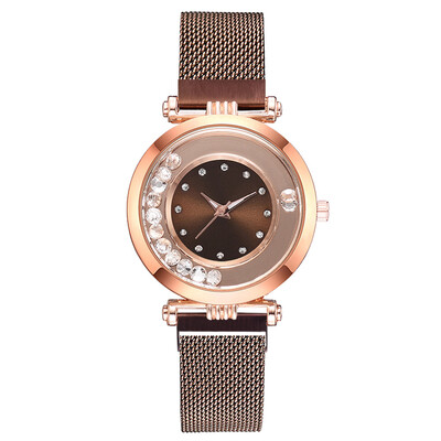 

Korean version of the trend of personalized diamond ladies watch ball rhinestone dial watch fashion new watch