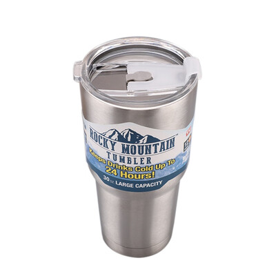 

Stainless Steel Vacuum Flask Double Walled Vacuum Insulated Reusable Travel Thermos Water Bottle