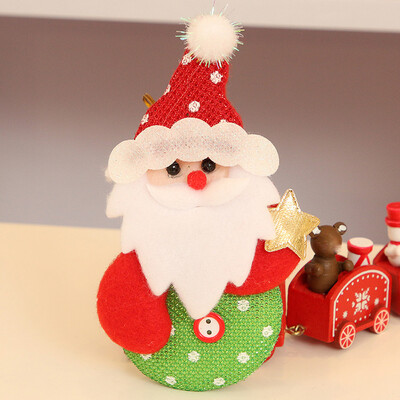 

〖Follure〗Christmas Ornaments Gift Santa Claus Snowman Reindeer Toy Doll Hang Decorations