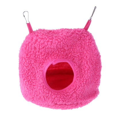 

Winter Warm Cashmere Hamster Bird Hanging House Small Pets Rabbit Soft Cage