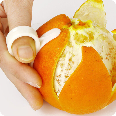 

1pcs Kitchen Gadgets Cooking Aids Tools Peeler Parer Finger Type Open Orange Peel Device