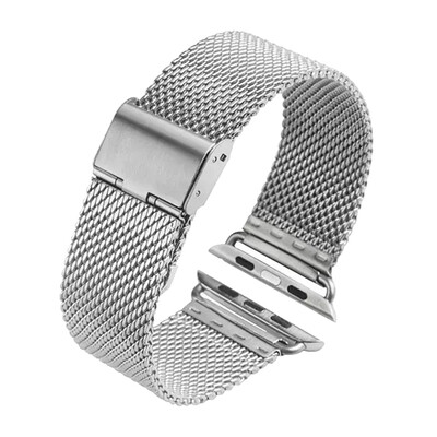 

〖Follure〗For Apple Watch Series 321 Milanese Stainless Steel iWatch Band Strap 38MM
