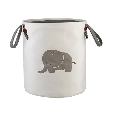

Animal Canvas Sheets Toy Storage Bag Laundry Clothes Basket Folding Storage Box