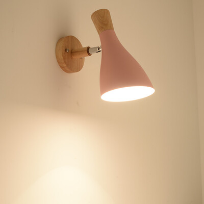 

〖Follure〗Creative Wall Lamp Swing Head Sconce light Bedroom Lighting Bedside Reading Lamp