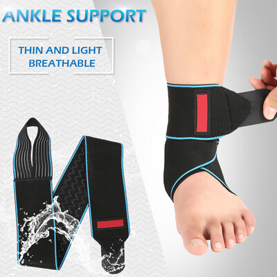 

1pcs Elastic Sport Ankle Support Silicone Brace Strap Professional Basketball Football Adjustable Protection Ankle Brace