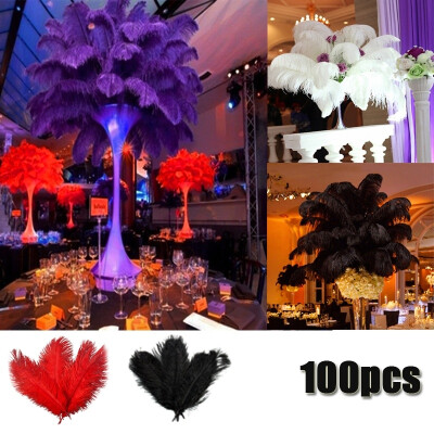 

50100PCS Ostrich Feather Party Wedding Favors Supplies Wedding Decoration