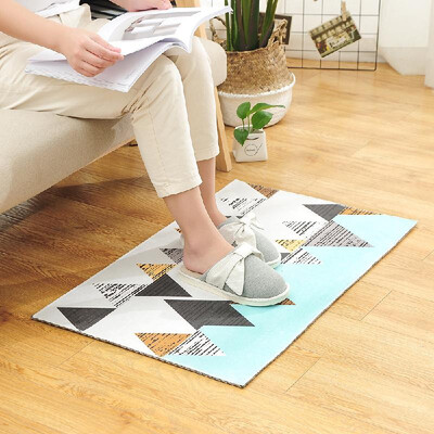 

Carpet Doormat Mat Geometric Print Bath Rug Non-Slip Doormat Welcome Floor Mats