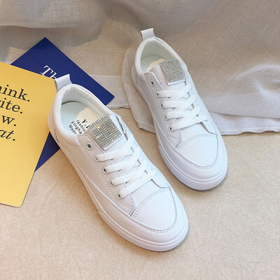 

casual fashion shoes childrens fashion shoes single shoes summer flat - bottom Korean plate shoes with water drill small white sh