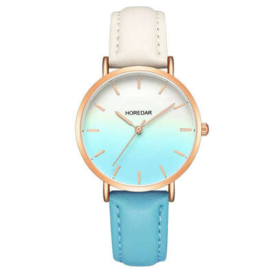 

2019 Women Watches New Fashion BINZI Brand Rose Gold Leather Watches Women Ladies Casual Dress Quartz Wristwatch reloj mujer