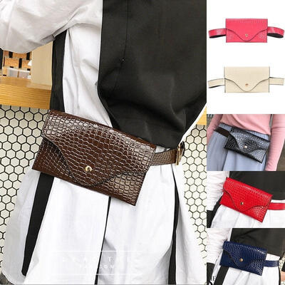 

Fashion Womens PU Leather Mini Belt Bag Waist Fanny Pack Key Phone Purse Wallet 6 Colors
