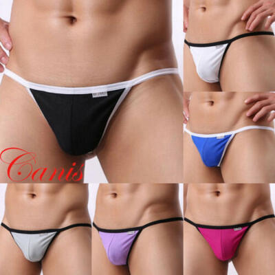 

Men Micro Underwear Bulge G-string Comfy Underpants Bikini Thongs Brief Lingerie